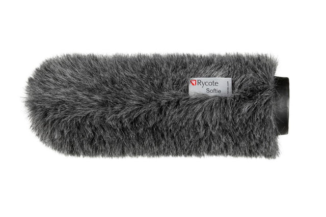 Protecție microfon cu blană gri, 24 cm, pentru interval 19/22
