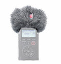 Protecție blană gri pentru recorder Tascam DR-40X, paravânt pufos