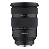 24-70mm f/2.8 FE mirrorless camera lens, black barrel with AF 24-70 markings