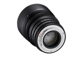 85mm T1.5 VDSLR MK2 lens front with glass element and focus ring teeth
