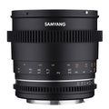 Black 85mm T1.5 VDSLR MK2 manual focus lens barrel with f-stop scale