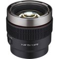 Resigilat: Samyang Cine V-AF 75mm T1.9 Montura Sony FE - View 1