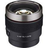 Resigilat: Samyang Cine V-AF 75mm T1.9 Montura Sony FE - View 1