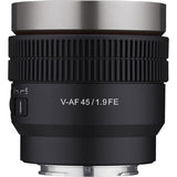 Samyang V-AF 45mm T1.9 Obiectiv Cinematic AF Montura Sony FE - View 2