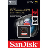 Ambalaj card SDXC UHS-I 256GB, 200MB/s, U3 V30, 4K UHD