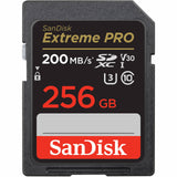 Card SDXC 256GB UHS-I, viteza 200MB/s, U3 V30 Extreme PRO