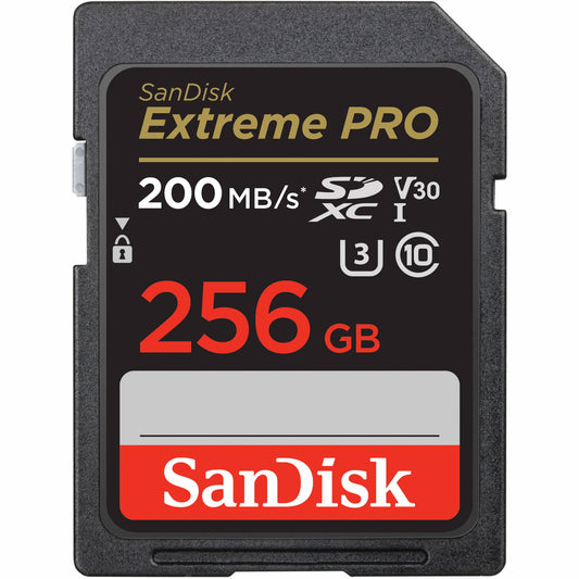 Card SDXC 256GB UHS-I, viteza 200MB/s, U3 V30 Extreme PRO