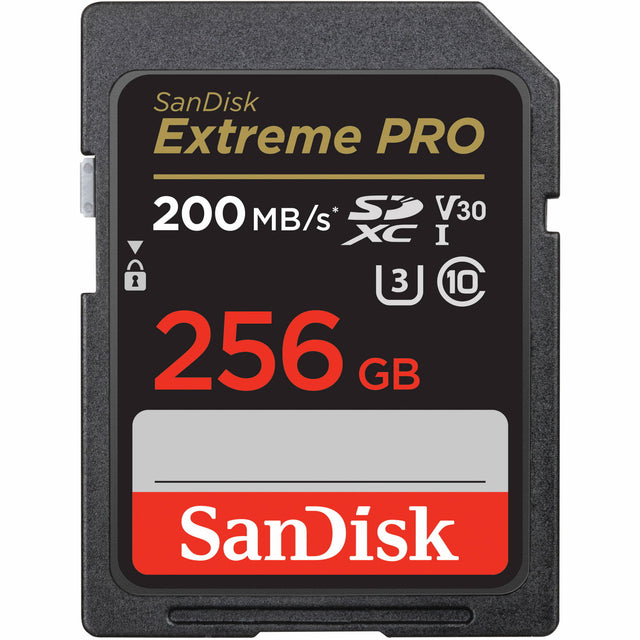 Card SDXC 256GB UHS-I, viteza 200MB/s, U3 V30 Extreme PRO