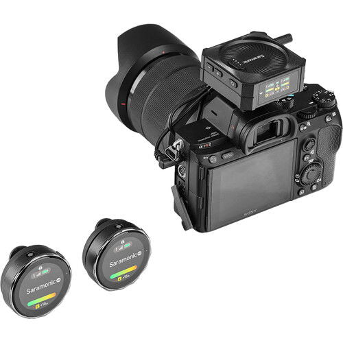 Saramonic Blink Me Sistem de microfon wireless cu clips pentru 2 persoane - View 2