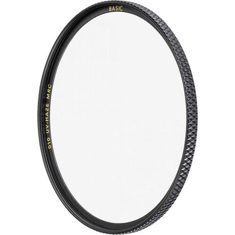 Basic 010 UV-Haze MRC 77mm filter, front ring with 'BASIC' marking