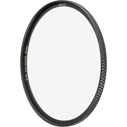 B+W BASIC 010 UV-Haze MRC 82mm lens filter, black metal ring