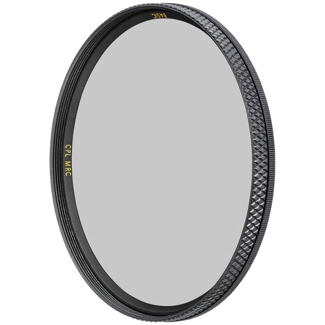 46mm circular polarizing filter with textured black grip ring (MRC Basic)