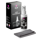 Kit B+W pentru curățarea lentilelor: spray 50 ml și lavetă microfibră