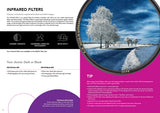Filtru foto UV/IR, vedere laterală circulară, margine neagră