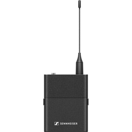 Transmițător microfon wireless negru cu antenă verticală