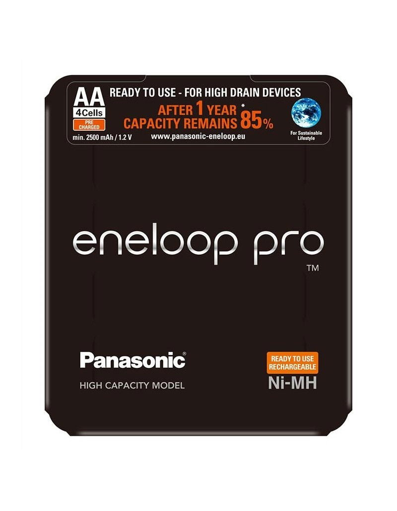Ambalaj acumulatori AA eneloop pro Ni-MH 2500 mAh, 4 celule