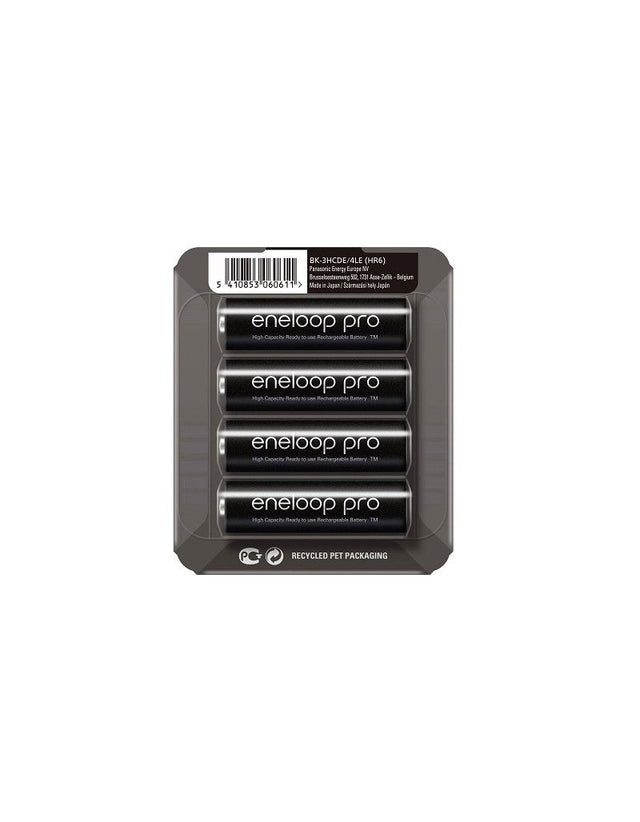 Set 4 acumulatori AA eneloop pro 2500 mAh Ni-MH, în ambalaj tip blister
