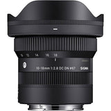 10-18mm f/2.8 DC DN lens for Sony E, front barrel with focal length markings