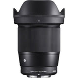 Sigma 16mm f1.4 DC DN C Obiectiv foto pentru Fujifilm X - View 2