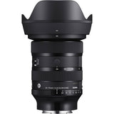 Sigma 24-70mm f/2.8 lens with front ring and aperture/scale markings, black