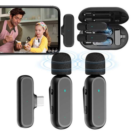 NWPro K-60-2 Sistem de microfon wireless dual ultracompact pentru iOS (lightning) - View 3