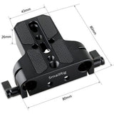 Diagram: 15mm LWS baseplate clamp with 80mm width and 26mm height