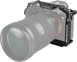 Camera cage for A7 III/A7R III with top plate and side mounting cutouts