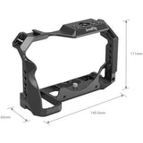 Camera cage size diagram: 111mm, 149.5mm, 65mm; dark gray frame