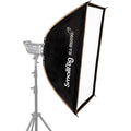 Rectangular RA-R6090 softbox with black outer fabric and white inner diffuser panel