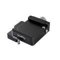 Black Arca-Swiss horizontal mounting plate for gimbal, with side safety lock pin