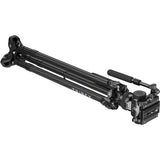 TRIBEX hydraulic carbon fiber tripod kit with extended legs and mounted head