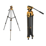 SmallRig 5523 Video Tripod with Heavy-Duty Fluid Head AD-01 (BumbleBee Edition）