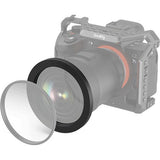 Mini matte box 3196 with lens hood and circular filter attachment