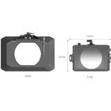 Mini matte box 3196 with size labels 176mm, 137mm, 2660