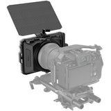 Mini matte box 3196 with open side panels, carbon-fiber top cover
