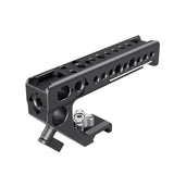 SmallRig NATO top handle in matte black with multiple mounting holes