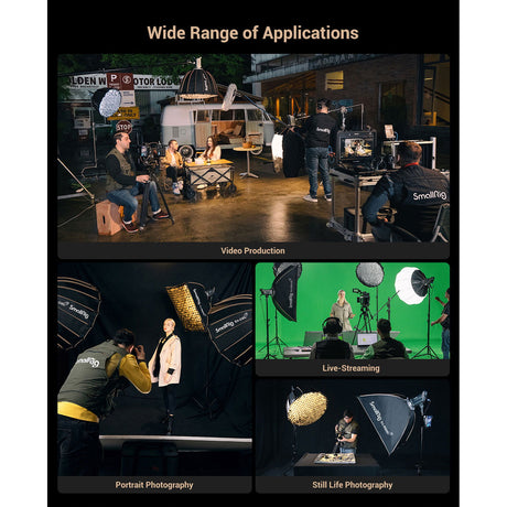 RC220D video light used for portrait, live-streaming, and still-life scenes