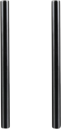 20 cm metal rods, black finish, two-piece set for camera rig