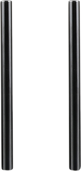 20 cm metal rods, black finish, two-piece set for camera rig