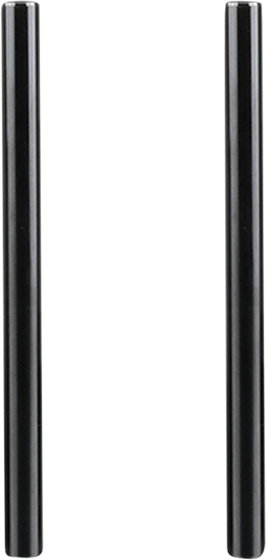 20 cm metal rods, black finish, two-piece set for camera rig