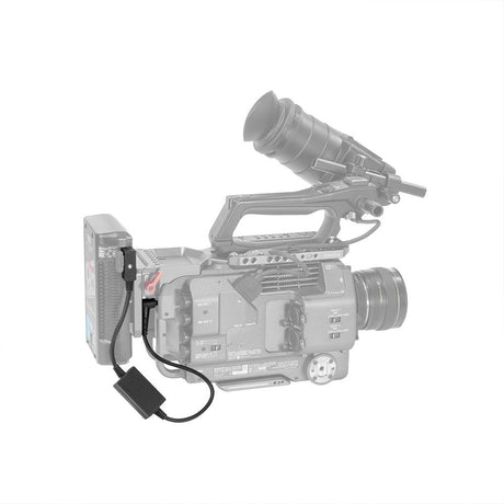 Cablu D-Tap atașat pe cameră, alimentare cu mufă DC 19,5 V
