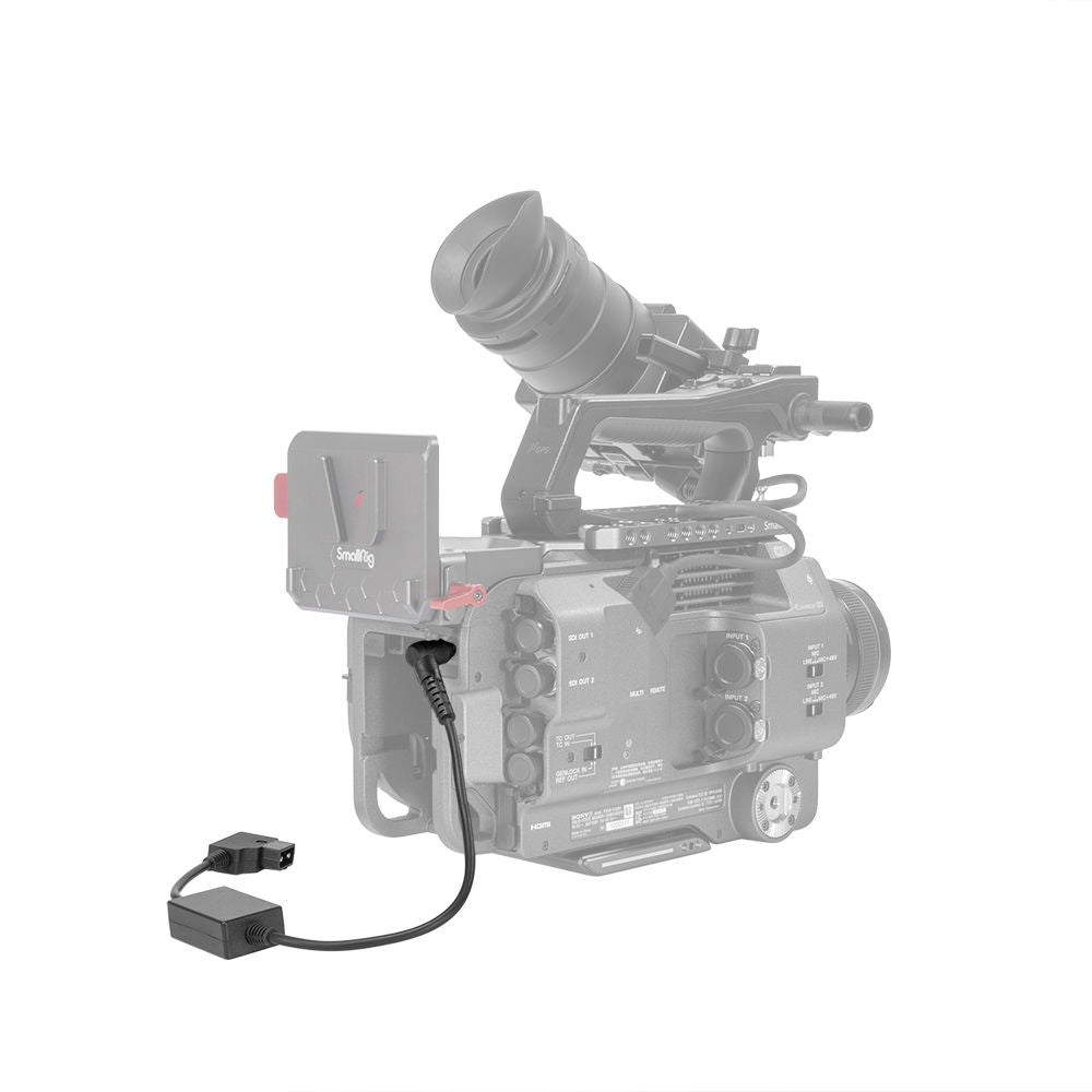 Cablu D-Tap și adaptor atașat pe cameră, ieșire DC pentru 19,5 V