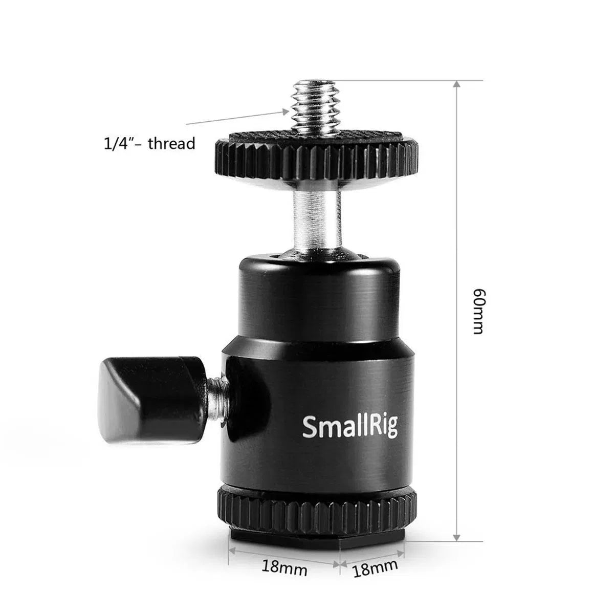 SmallRig SR-761 - Adaptor Patina - Filet 1/4" - View 2