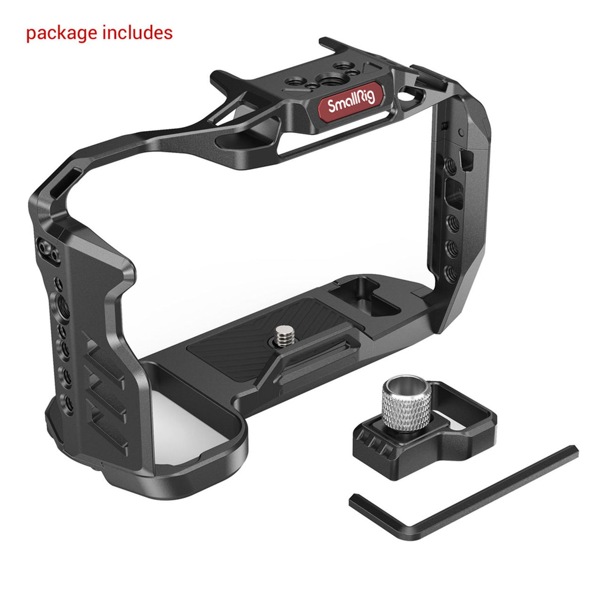 Cușcă SmallRig pentru Sony A7S III, cadru negru deschis cu suport accesoriu