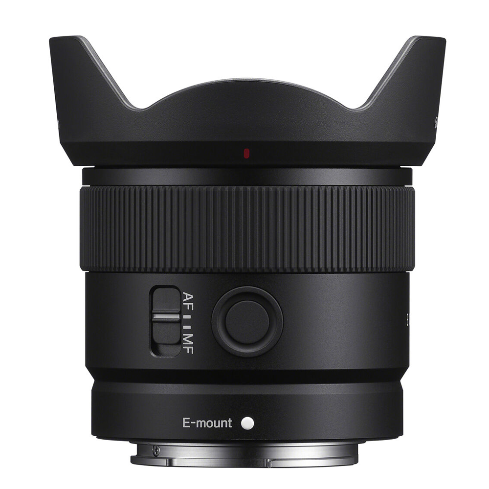 Sony 11mm f/1.8 E-mount lens, front housing and focus ring (black)