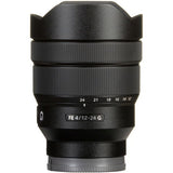 Obiectiv Sony FE 12-24mm f/4 G, baril negru cu inel de focalizare
