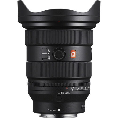 16-35mm f/2.8 GM II lens front, black ribbed barrel