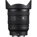 Obiectiv Sony FE cu față și lentilă, inel de zoom și marcaje