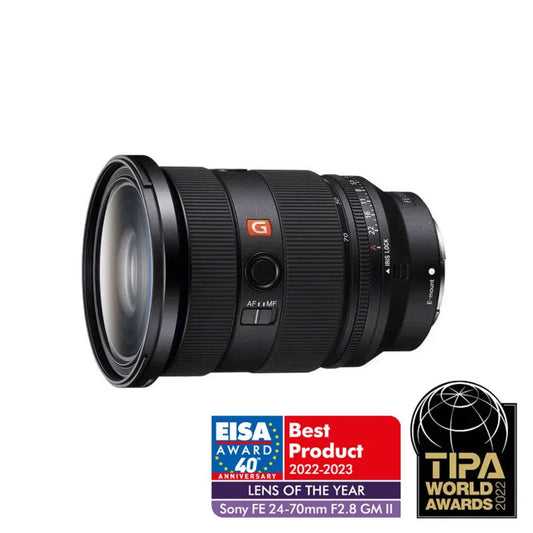 Obiectiv foto Sony 24-70mm F2.8 GM II negru, inscripție G