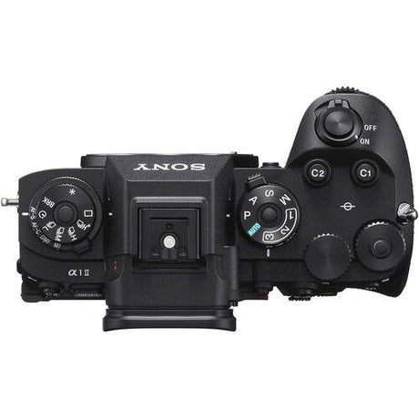 Alpha A1 II mirrorless camera top controls and mode dial